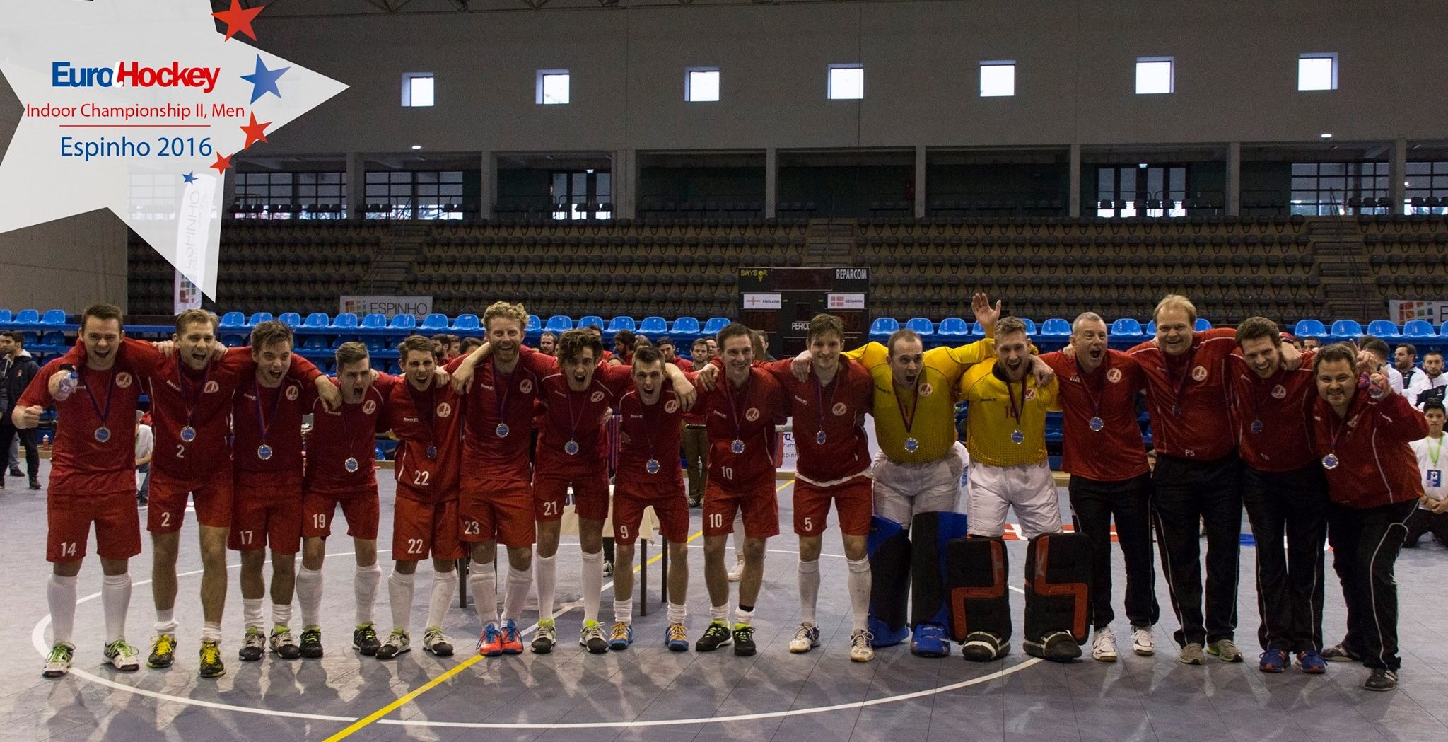 EuroHockey Indoor Championships II, Men, Espinho, 2016